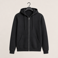 Men's Full-Zip Midweight Fleece Hoodie with Front Pockets - image 1