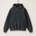 Unisex Acid Wash Hoodie Heavyweight Fleece Vintage Cotton Sweatshirt Men Women Streetwear - image 1