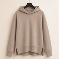 Sleeve Fleece Side Slit Hooded Sweatshirts Pullover Fall Outfits Y2K Clothes - image 1