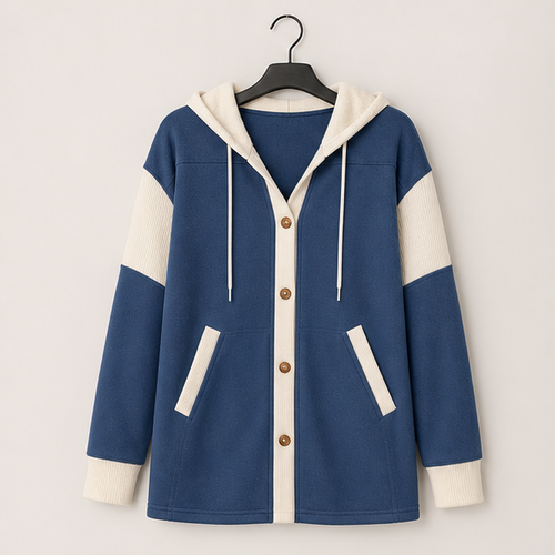 Casual Long Sleeve Button Down Hoodies Shackets Women's Fall Fashion - image 1